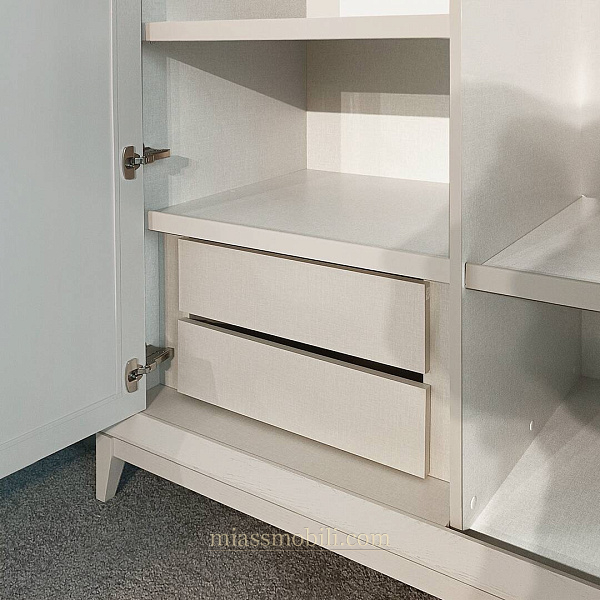 Тумба вкладная боковая для шкафа Modena дуб Сатин