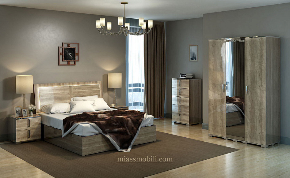 Современная итальянская мебель для спальни в Миассе - Miassmobili
